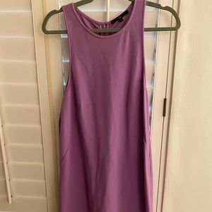 Tibi Purple Shift Dress